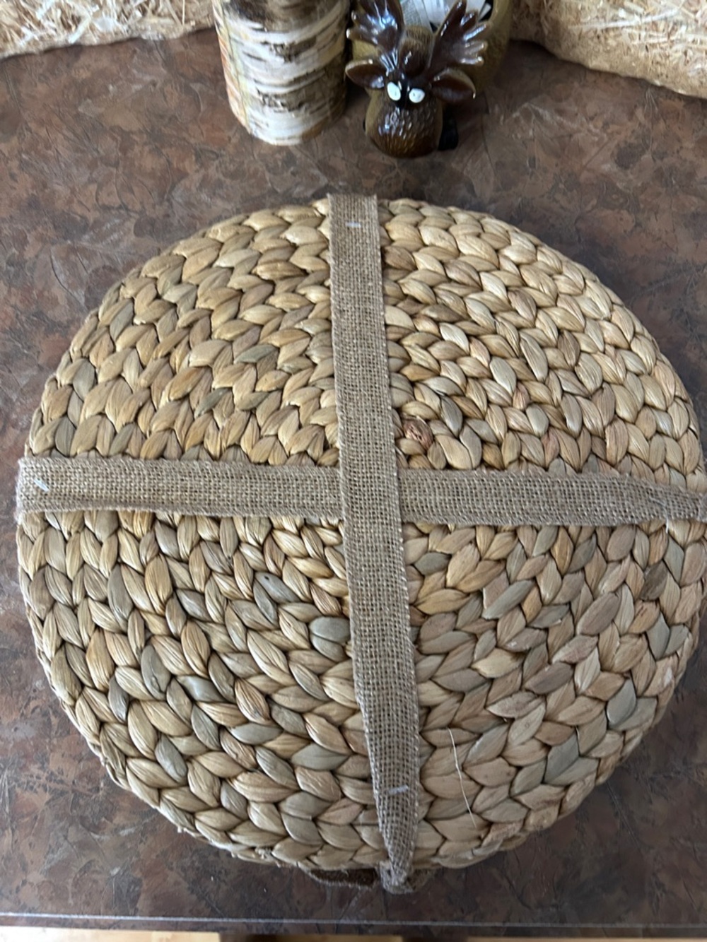 Handwoven Natural Water Hyacinth Placemats-Set of Four - Picture 7 of 9